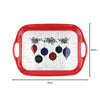 Christmas Baubles Melamine Tray With Handle