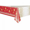Gold Sparkle Christmas Tablecover 137cm X 274cm (54" X 108")