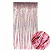 Iridescent Rose Gold  Foil Curtain Backdrop 100X200CM