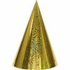 Gold Holographic Foil Party Hats