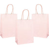 4PK 20.8cm Baby Pink Paper Gift Bags