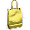 4PK Metallic Foil Gold Paper Gift Bags