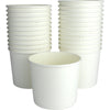 24pk 12oz White Paper Treat Cups / Tubs