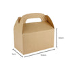 6pcs Kraft Brown Treat / Lolly Return Gift Box With Handle