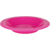 Hot Pink  Reusable Plastic Bowls 20pk