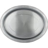 Silver Plastic Oval Plates 25pk