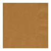 Gold Small Napkins /Serviettes 20pk