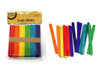 11.4x1CM Multi-Purpose Coloured Craft Sticks/Ice Cream Sticks 100PK