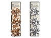 3PK 7CM Star Gift Bow -Silver/Rose Gold
