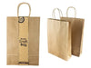 24*35 *7cm Kraft Brown Paper Craft Gift  Bag Pack of 2