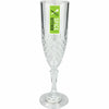 240ml Crystal Look Clear Acrylic Reusable Champagne Glass