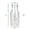 330ml Plastic Milk Bottle With Ribbons