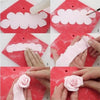 3PCS 3D Rose Petal Flower Cutter Fondant Cake Mould