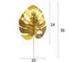 Gold Jumbo Turtle Artificial Leaf Jungle Leaves