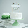 Pastel Green Metal Cake Dessert Stand 12Inches 30cm