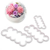 3PCS 3D Carnation Petal Flower Cutter Fondant Cake Mould