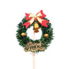 CHRISTMAS WREATH 3D Small Cake Topper Cake Decoration
