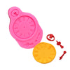 Clock Silicon Fondant Cake Mould