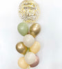 Personalized  Bubble With 8pcs Balloons Underneath
