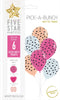 Diamonds/Lips White/Pink/Peach 30cm Asstorted 6pk Latex Balloons