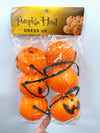 Halloween Pumpkin Shape Mini Storage Basket Pail Pack of 6