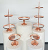Rose Gold Cake Stands For HIRE