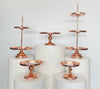 Rose Gold Cake Stands For HIRE