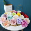 Royal Blue Artificial Rose Flower Head