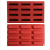 12 Cavity Loaf Chocolate Silicone Mould Baking Mould
