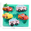 CAR SCHOOL Silicone Fondant/ Chocolate Mould