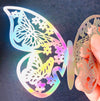 Iridescent 12pcs 3D Butterfly  Wall Decoration Cake Topper Balloon Sticker Kit