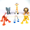 Jungle Cute Animals Birthday Cake Figures Topper