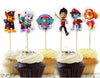 Paw Patrol Cupcake Paper Cake Toppers 24pk