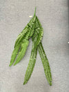 115 Long Hanging Dark Green Leaves Bunch