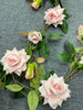 170cm Rose Artificial Flowers Garland White / Light Pink / Red