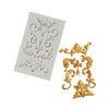 Lace Pattern Flourish Assorted Small Silicone Fondant Mould
