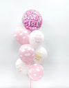 A Baby Girl 45cm (18") Foil Prismatic Balloons