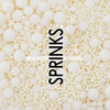 Bubble Bubble Matte Finish White Edible Sprinkles - BY SPRINKS 65g
