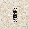 Bubble Bubble Matte Finish White Edible Sprinkles - BY SPRINKS 65g