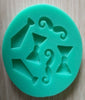 Mini Bow tie Beard Mustache Silicon Fondant Cake Mould