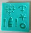 Boat Anchor Rudder  Silicone Fondant Mould