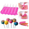 20 Lollipops Silicone Mould With Sticks