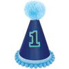 Boys Deluxe 1st Birthday Blue Party Hat