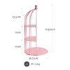 Pastel Pink Birdcage Metal Dessert Display Stand