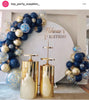 60cm Sempertex Latex Balloons - Matte Navy Blue