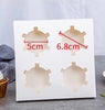 12 Holes Clear Cupcake Box