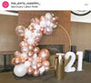 60cm Sempertex Latex Balloons - Reflex / Chrome Rose Gold