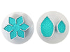 Daisy Leaf  Plunger Fondant Cutter 2Pk