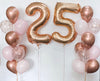 2pcs Numbers With 2 Sets Confetti Bouquets