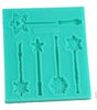 Fairy Magic Wand Princess Themed Silicone Fondant Mould